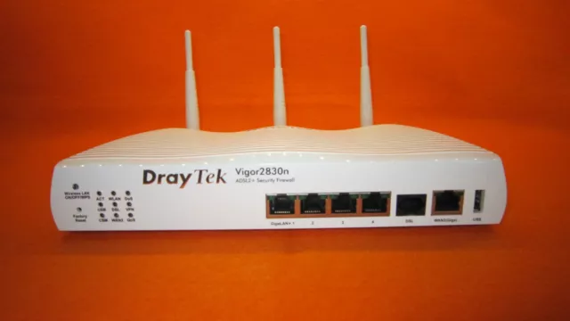 DrayTek Vigor 2830n ADSL2+ VDSL Security Firewall Dual Band Wireless N Router