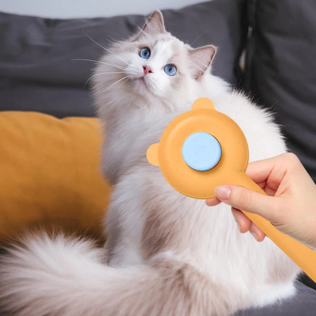 Hair Remover Pet Brush for Dog Cat Grooming Tool Self Cleaning Slicker Comb 3