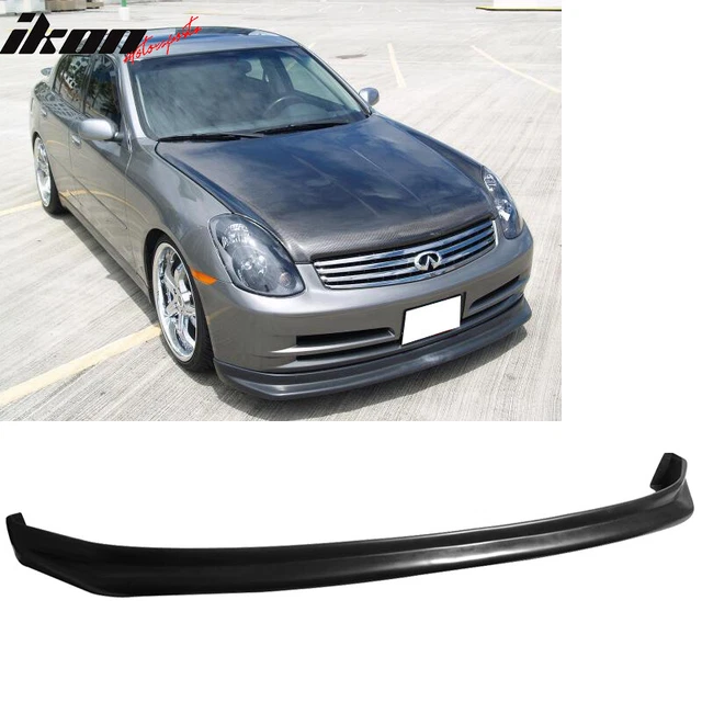 Fits 03-04 Infiniti G35 Sedan 4Dr NIS Front Bumper Lip Spoiler - PU