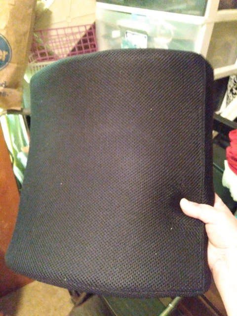 Samsonite SA5243 Memory Foam Ergonomic Lumbar Support Car Pillow - Black