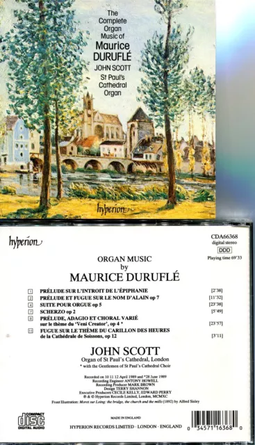 Maurice Duruflé, Complete Organ Music, John Scott, St Paul´s Cathedral London