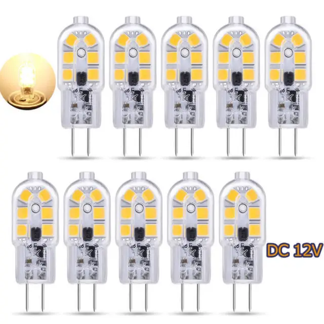 1-10x G4 5W LED Lampe DC 12V Stiftsockel Leuchtmittel Birne NO Dimmbar Warmweiß