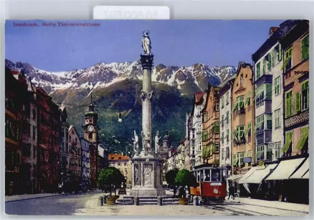 50600897 - Innsbruck Maria-Theresienstrasse, Denkmal, Strassenbahn