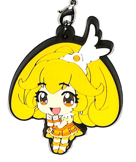 GLITTER FORCE PRETTY Cure Strap Mascot Charm Rubber Smile Ensky Peace
