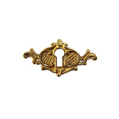 Brass Key Hole Cover Victorian Escutcheon Antique Style Cabinet Hardware