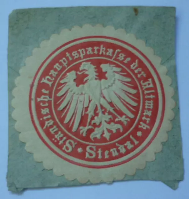Werbemarke Ständische Hauptsparkasse der Altmark Stendal vor 1945 ca. 4 cm