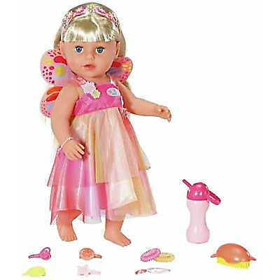Baby Born Soft Touch Unicorno sorella BIONDA 43cm bambola e accessori nuovo giocattolo di Natale