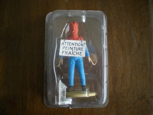 Figurine Tintin Collection Officielle N°69 – Capitaine Haddock Couvert De Peinture – Scellée
