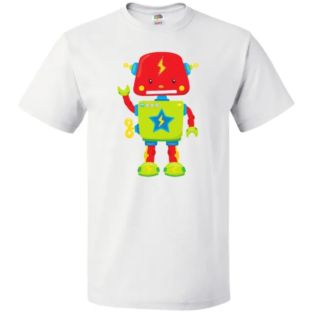INKTASTIC CUTE ROBOT, Funny Robot, Colorful Robot, Robotics T-Shirt ...