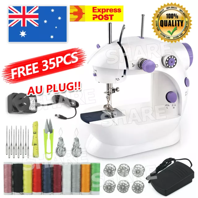 35X Electric Sewing Machine Mini Multi-Function Portable Hand held Desktop Home