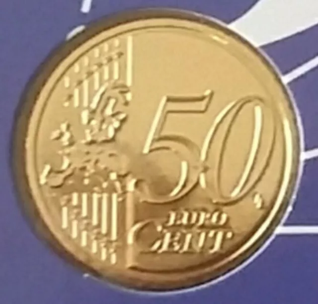 50 Euro Cent, France BU 2019, La Semeuse, Série Officielle Scellée
