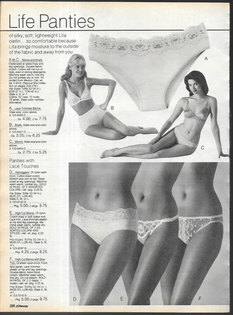 VINTAGE CATALOG LINGERIE Underwear Clippings $24.99 - PicClick