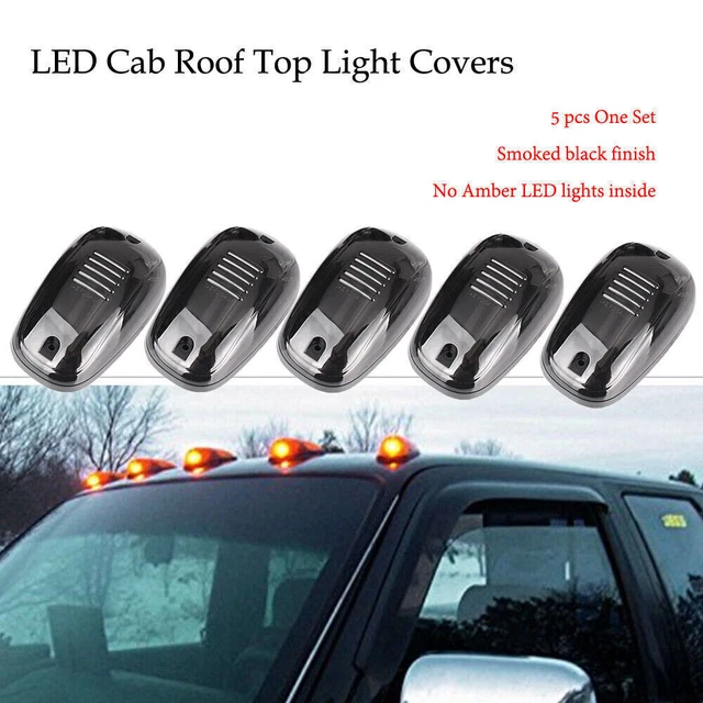 LED CAB ROOF Top Marker Running Lights Truck SUV Pickup Off Road Smoked