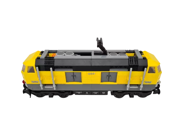 Lego® train RC chemin de fer voie ferrée 7939 Diesel locomotive de fret avec mot