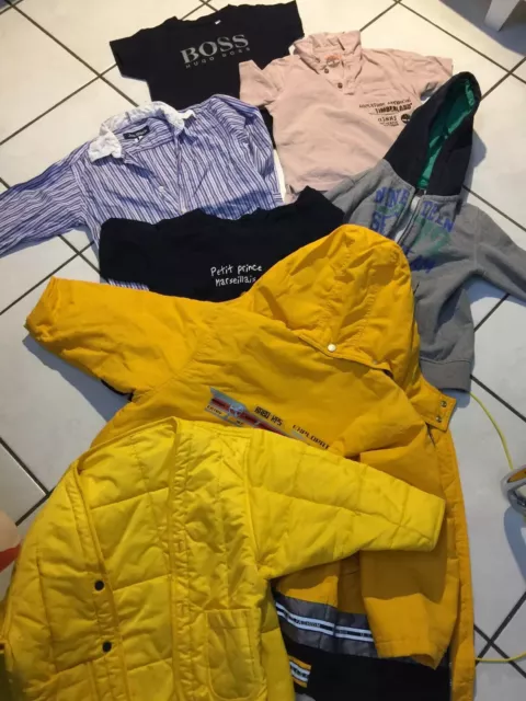 Lot Garcon 5.6 Ans Parka  Babo Exploration   Hugo Boss Etc...que De La Marque