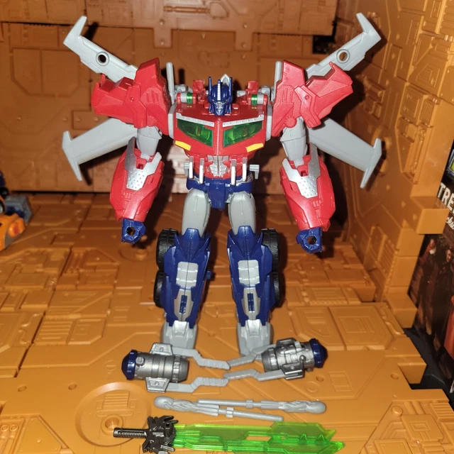 TRANSFORMERS PRIME BEAST Hunters Optimus Prime Voyager Complete £44.44