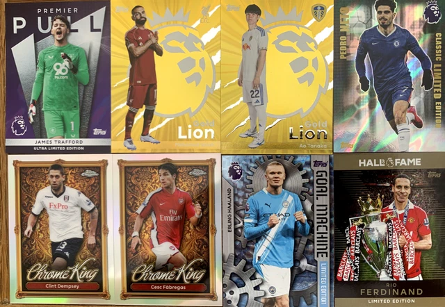 TOPPS PREMIER LEAGUE 2026 RARE CARDS Golden Lion Chrome King Parallel  2025/26 9.95 - PicClick UK