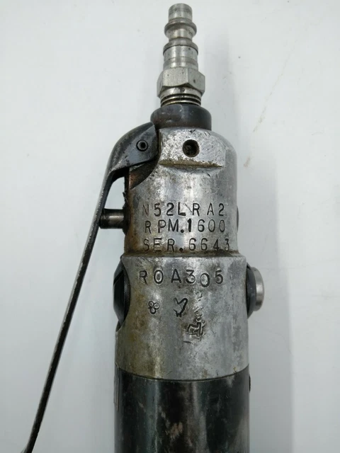 Vintage Rotor Tool Air Impact Ratchet - 3/8 in Drive Cleveland Untested 6