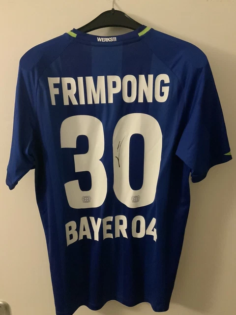 Bayer Leverkusen Trikot Matchworn Spielertrikot Jako Frimpong