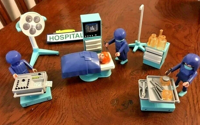 VINTAGE PLAYMOBIL 3981 Operating Theatre Clinic Hospital Surgeon