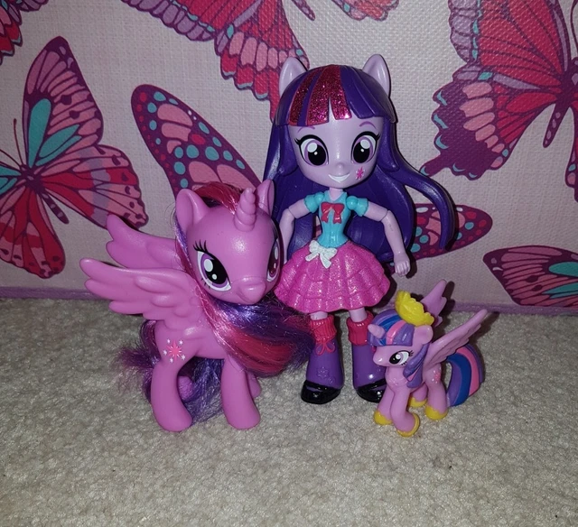 MY LITTLE PONY G4 Equestria Girls Rare Glitter Twilight Sparkle