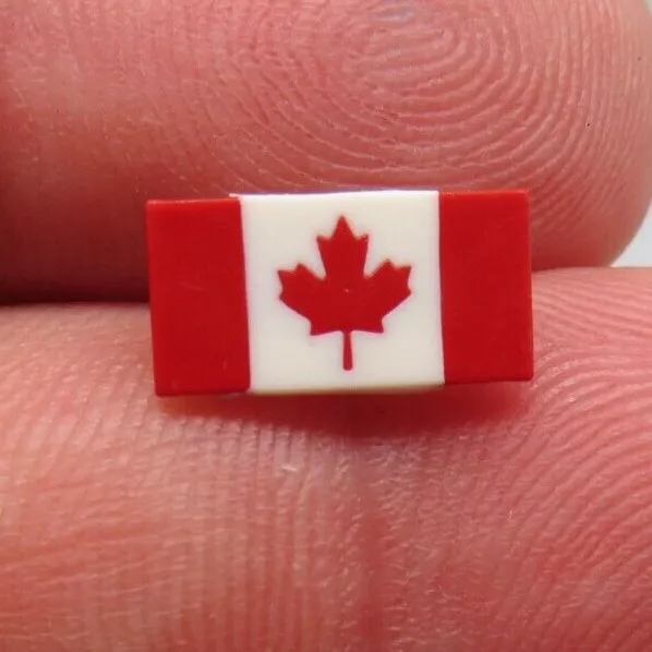 Small Canada Canadian Flag Enamel Lapel Pin Red Maple Leaf
