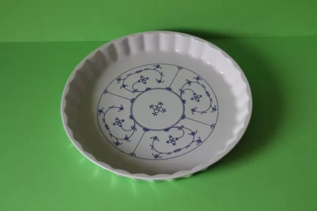 Rösler Quicheform Tarteform Indisch Blau Strohblume 30,5 cm
