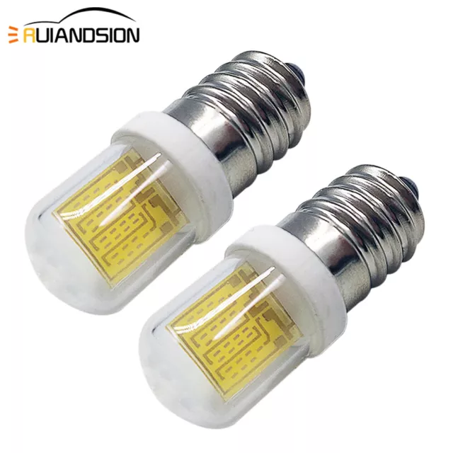 220V E14 COB LED Four micro onde Lampe Réfrigérateur Ampoule Blanc/ Blanc chaud