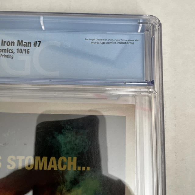 Invincible Iron Man #7 CGC 9. 4 1st App Cameo Riri Williams Ironheart 3rd Print 10