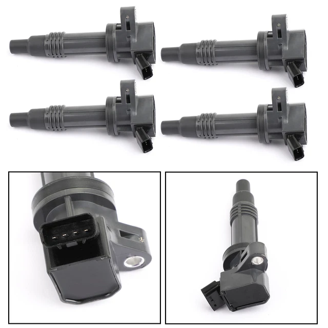 4PCS 90919-02236 Ignition Coils for Toyota Altezza Gita SXE10 3SGE 1998-2005