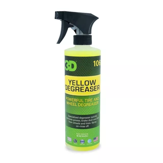3D Yellow Degreaser Wheel Cleaner 16 oz