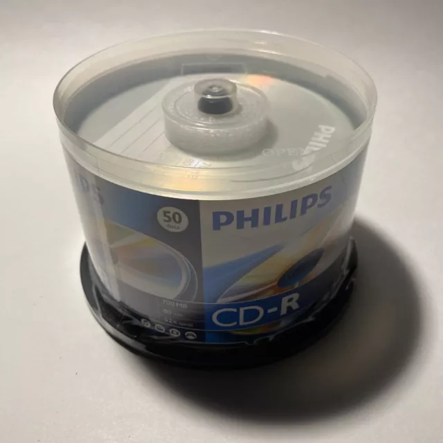 Philips D52N600 700 MB 80 minutos 52x CD-R (husillo caja de pasteles de 50 quilates) 2