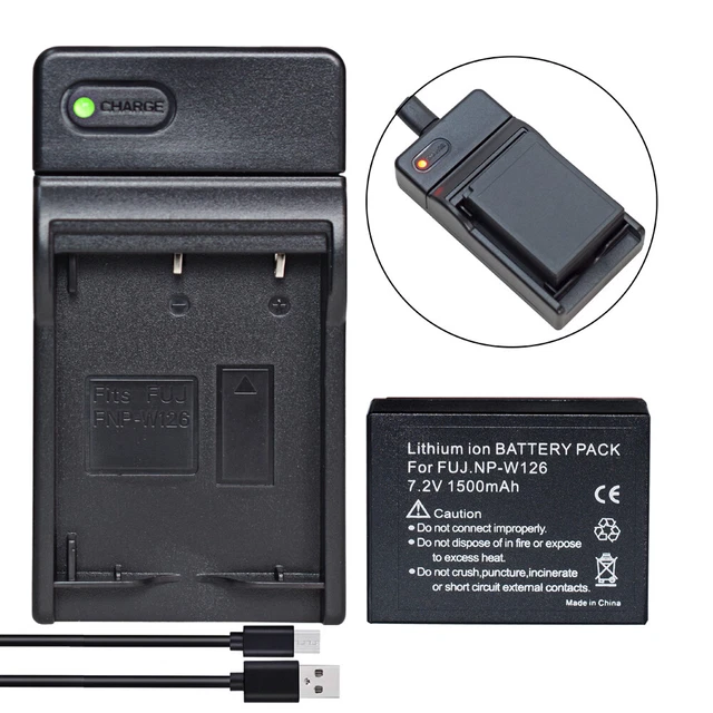X-S20 Battery Fuji Np W126s Parts Dual Charger Or NP-W126/S