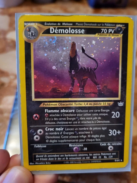 Carte Pokémon Néo Révélation Demolosse 8/64 Holo