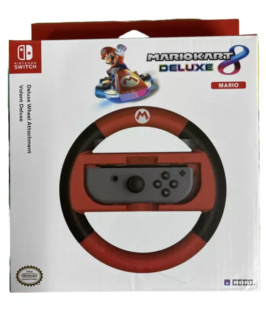 Mario Kart 8 Deluxe Mario Racing Wheel for Nintendo Switch - NSW-054U