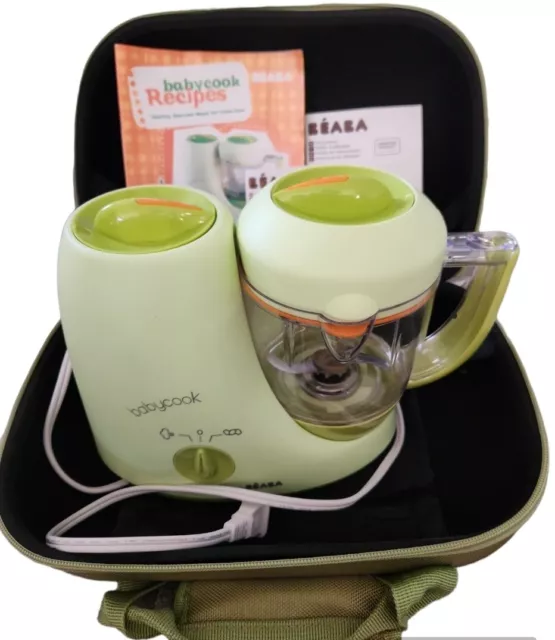 Beaba Babycook Blender,  Defrost, Reheat And Steam Cook  Limegreen.