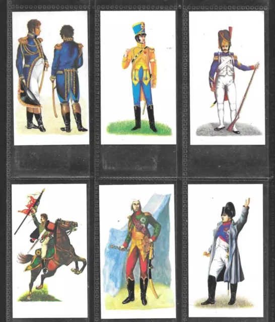 Cigarette/Tea Cards John Player Doncella  1980 Napoleonic Uniforms - Full Set