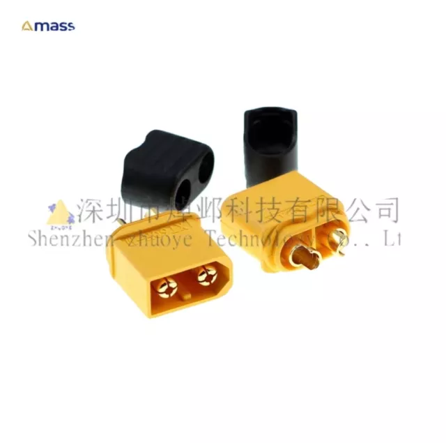 AMASS XT60H-Male Connectors Pairs with Caps Charger Plugs RC （shipment from UK）