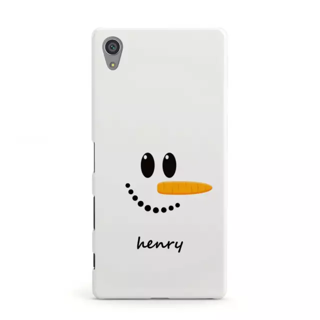 Personalised Snowman Sony Case for Sony Phones