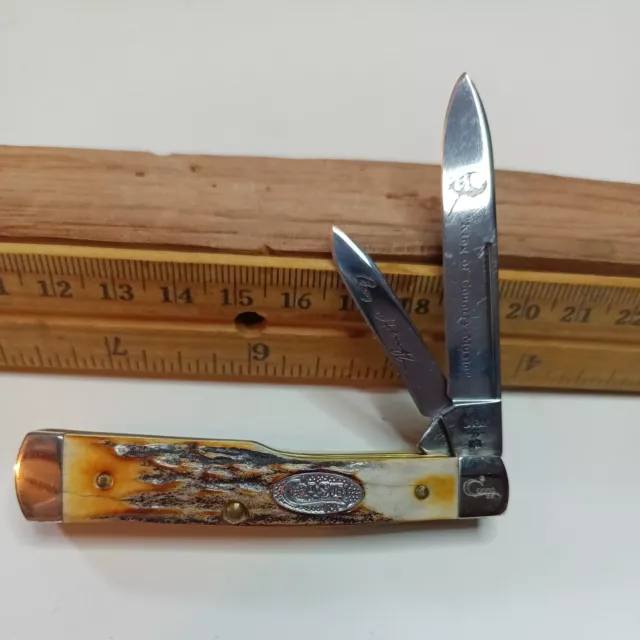 Case Knife 1986 Stag Gun Stock Small Roy Acuff