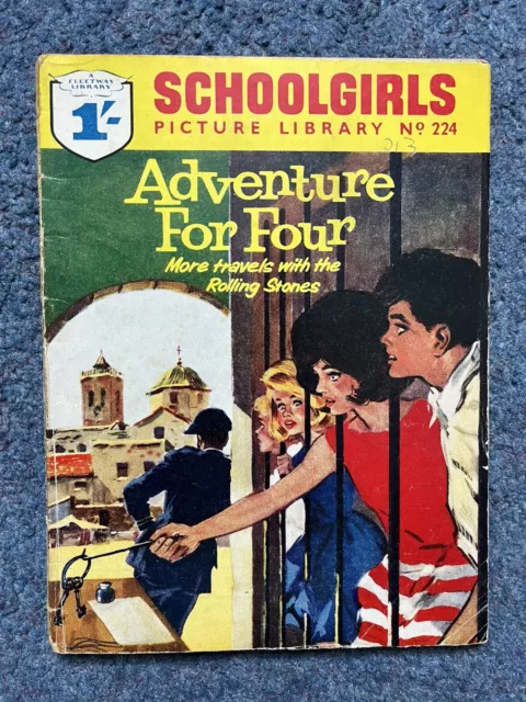 SCHOOLGIRLS' PICTURE LIBRARY COMIC No. 224 Adventure for Four (Rolling Stones)