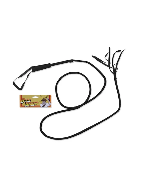 Bull Frusta Accessori Costume Nero Direttore di Pista Frusta Adulti Accessorio