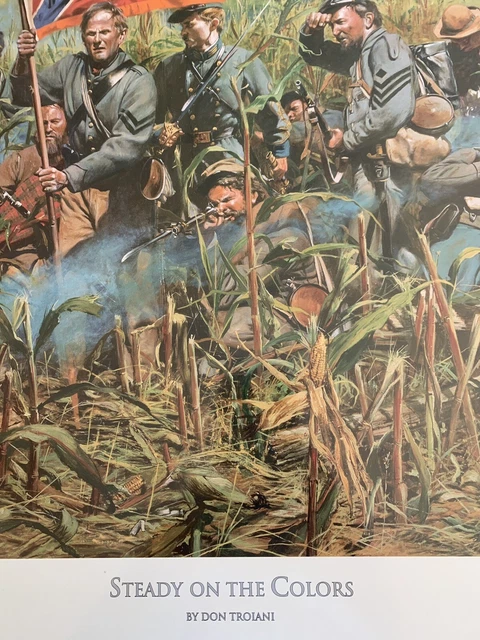 Don Troiani - Steady On The Colors - Collectible Civil War Print - MINT-