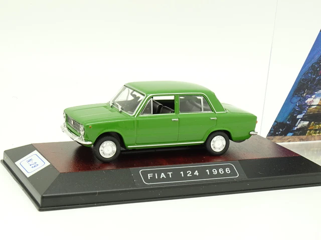 Miniature Norev Fiat 124 Berlina Beige 1/43 - Année 1966, Métal, Neuf - Pour Collectionneurs