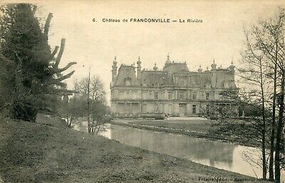 *16585 cpa Château de Franconville - La Rivière