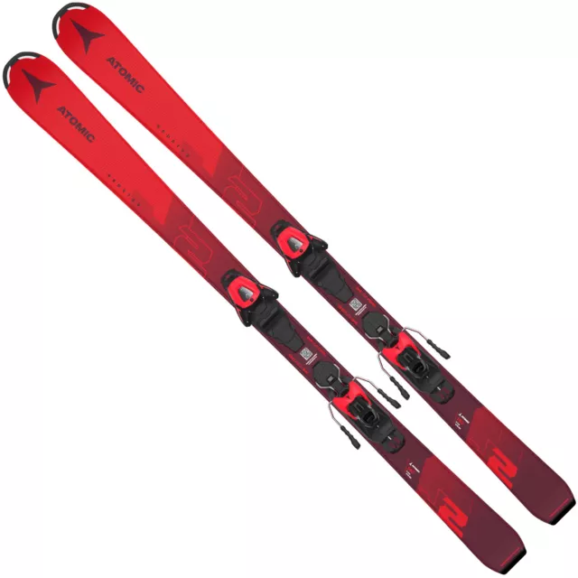 Atomic Redster J2 Ski + L 6 GW Bindung Junior-Skiset Kinder Skier Rot Piste 2024