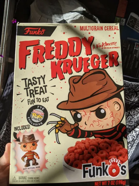 Freddy Krueger Funko POP Cereal  Horror Collectable Nightmare on elm Street FYE