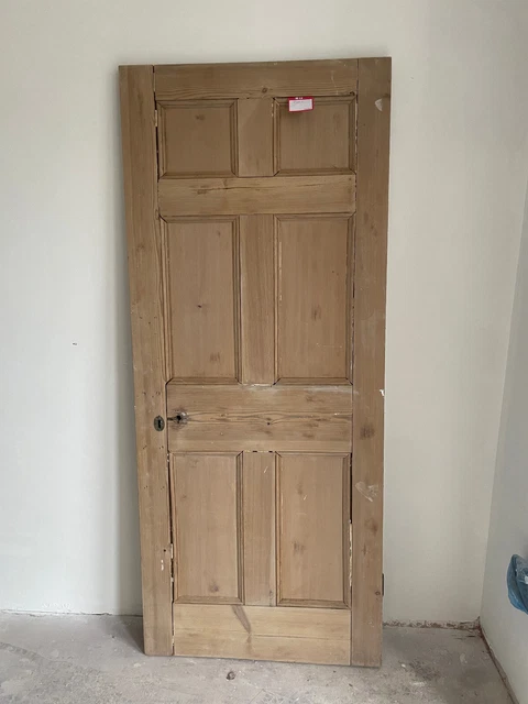 Orignal Georgian Door 6 panels, reclaimed