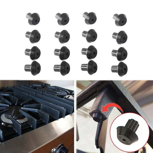 16 Xstove Gas Gamma Griglia Gomma Imbottitura Paraurti Cucina Aiuto Kit di