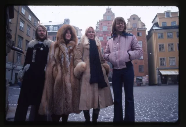 ABBA Agnetha Faltskog Anni Frid Benny Bjorn Photo Shoot Original Transparency